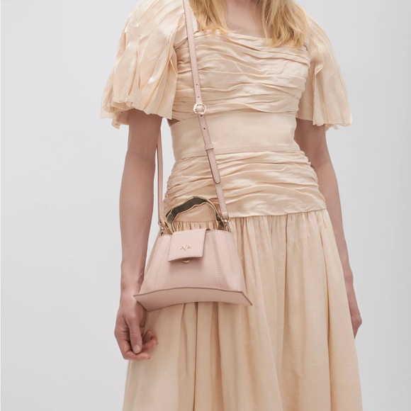 Aje Thea Sculptural Handle Bag Blush - Picture 4 of 4